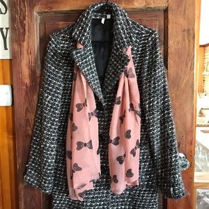 Frenchi Marled Boucle Coat 🖤